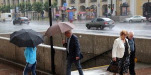 Пятница в Петербурге пройдёт с дождями и прохладой